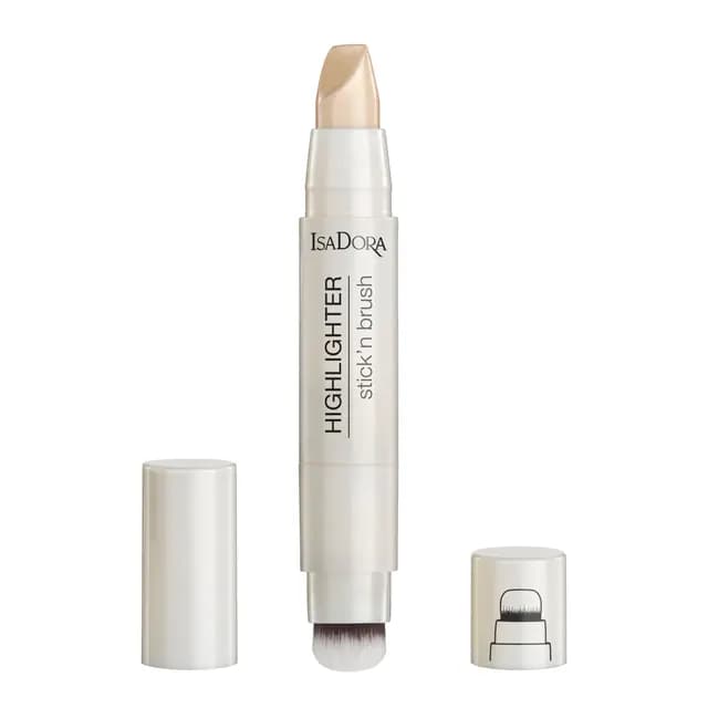 IsaDora Highlighter Stick'n Brush Sparkling Beige 3,6 g