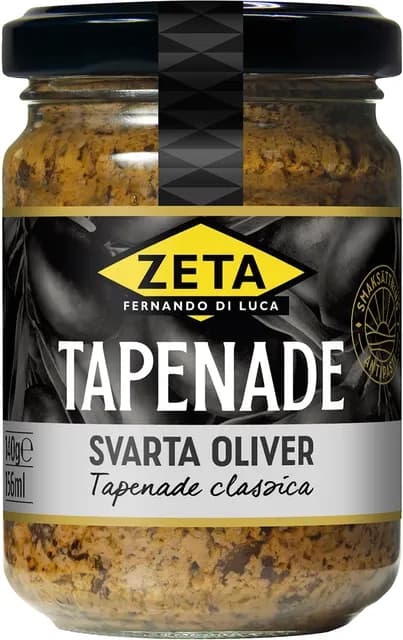 Zeta Tapenade av Svarta oliver 140 g