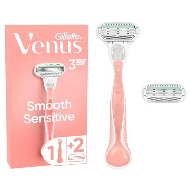 Gillette Venus Smooth Sensitive Rakhyvel med 2 st Rakblad