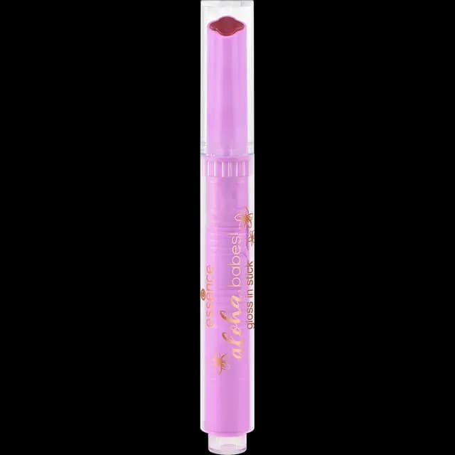 essence Aloha, Babes! Gloss in Stick 01 Sunny Bliss, Flower Kiss 1,6 g