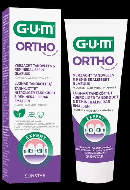 GUM Ortho Fluoridtandkräm 75 ml