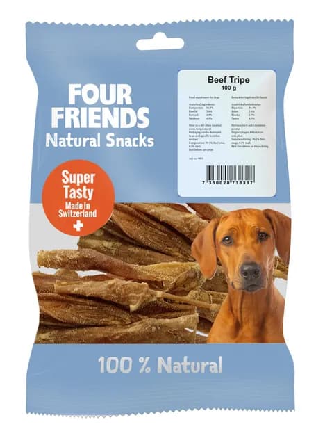 FourFriends Dog Beef Tripe 100 g