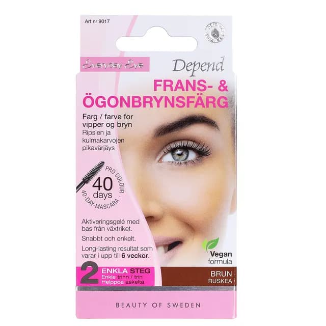 Depend Frans- & Ögonbrynsfärg Brun
