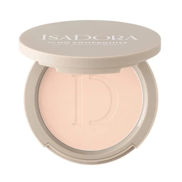 IsaDora The No Compromise Matte Longwear Powder 61 Cool Ivory 7 g