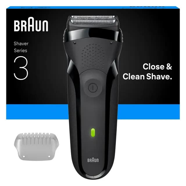Braun Series 3 Elektrisk Rakapparat 300S Grå