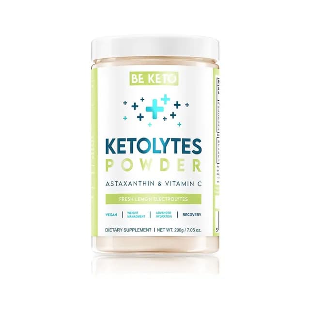 BeKeto Electrolytes Powder Fresh Lemon 200 g