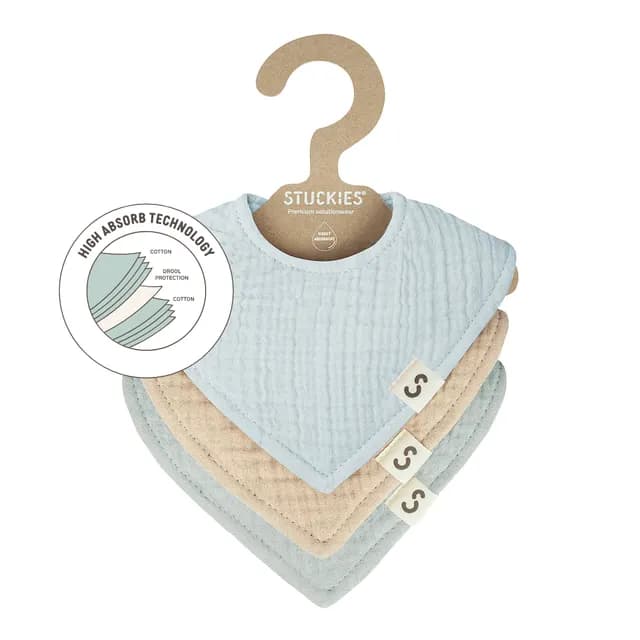 STUCKIES High Absorbency Bibs Cloud