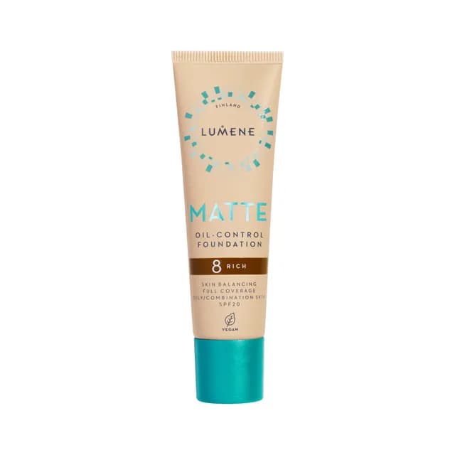 Lumene Matte Oil-Control Foundation SPF20 8 Rich 30 ml