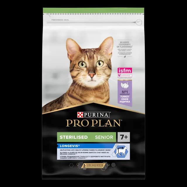 Purina Pro Plan Cat Sterilised Senior 7+ Turkey 10 kg