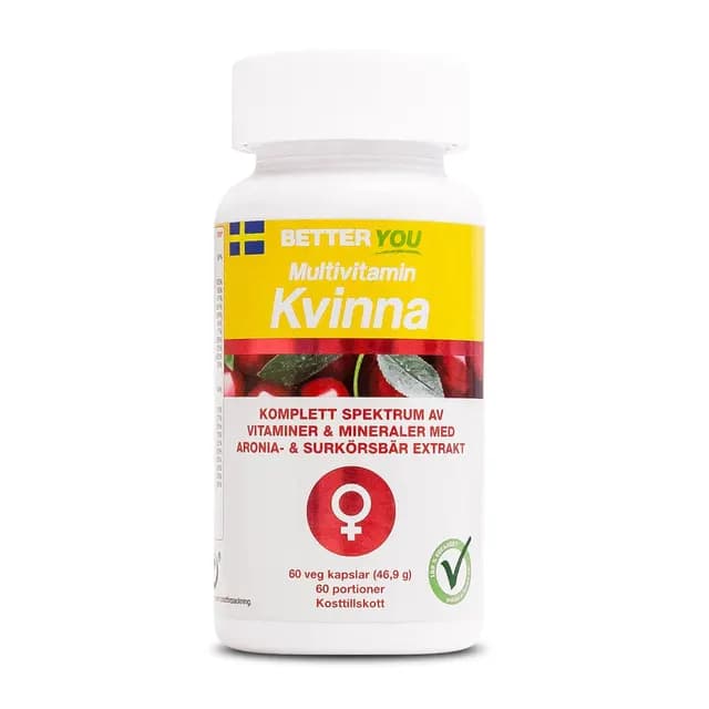 Better You Multivitamin Kvinna 60 kaps