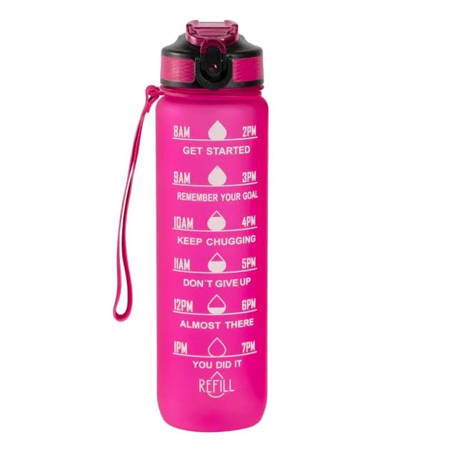 The Hollywood Motivational Bottle Pink 1 liter