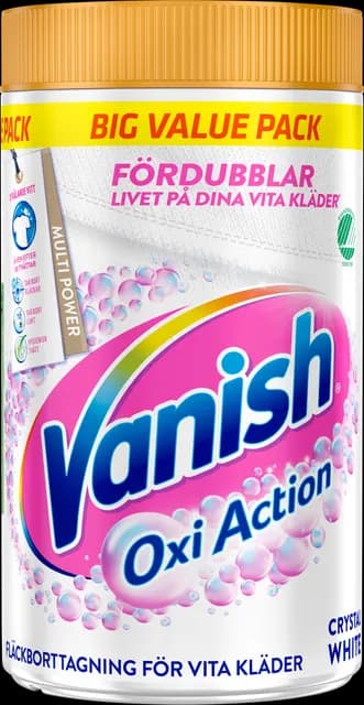 Vanish White Multi Power Fläckborttagare Pulver 1400 g