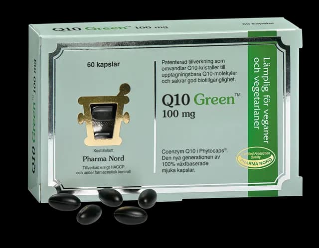 Pharma Nord Q10 Green 100 mg 60 kapslar