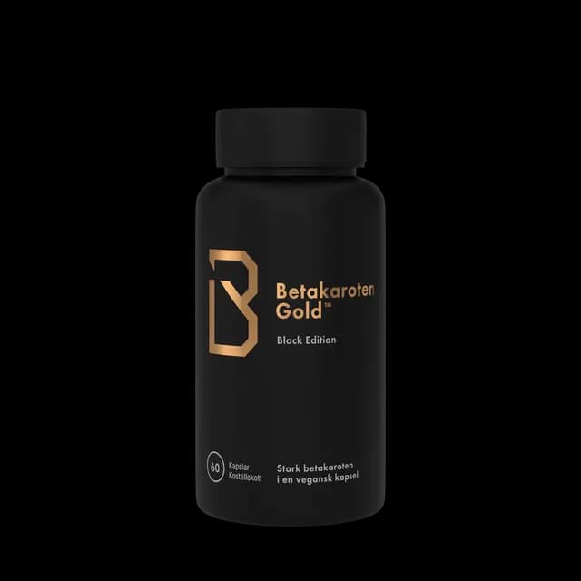 Good For Me Betakaroten Gold Black Edition 60 kapslar