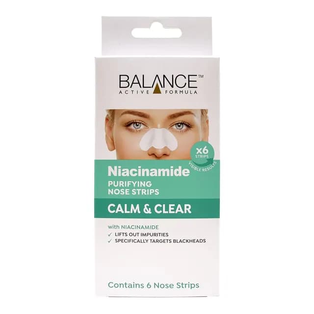 Balance Active Formula NIACINAMIDE Nose Strip 6 st