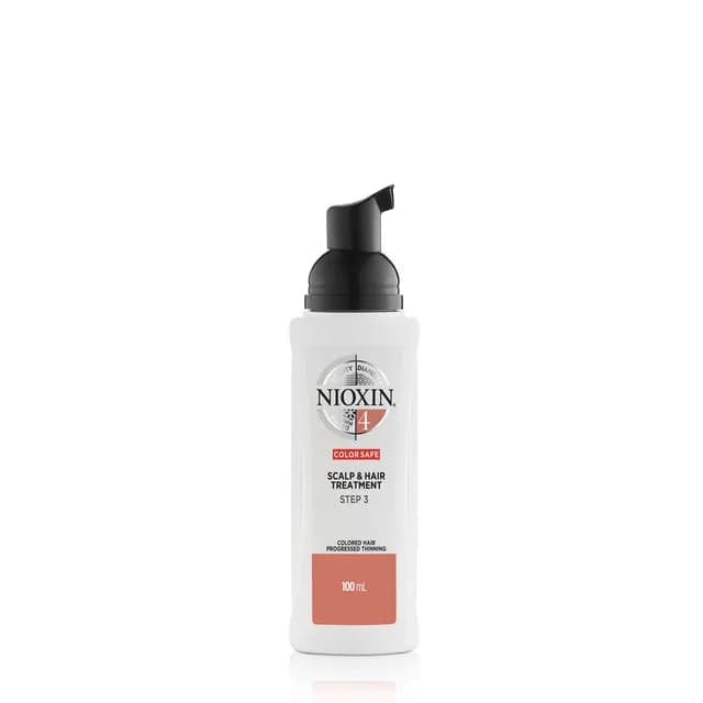 Nioxin System 4 Scalp Treatment leave-in produkt för märkbart tunt, färgat hår 100 ml