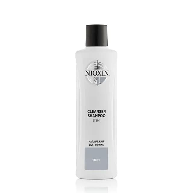 Nioxin System 1 Cleanser Schampo för obehandlat naturligt tunt hår 300 ml