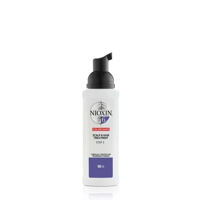 Nioxin System 6 Scalp Treatment leave-in produkt för märkbart tunt, kemiskt behandlat hår 100 ml