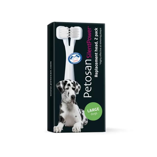 Petosan Borsthuvud till Elektrisk Tandborste 2-pack Stor