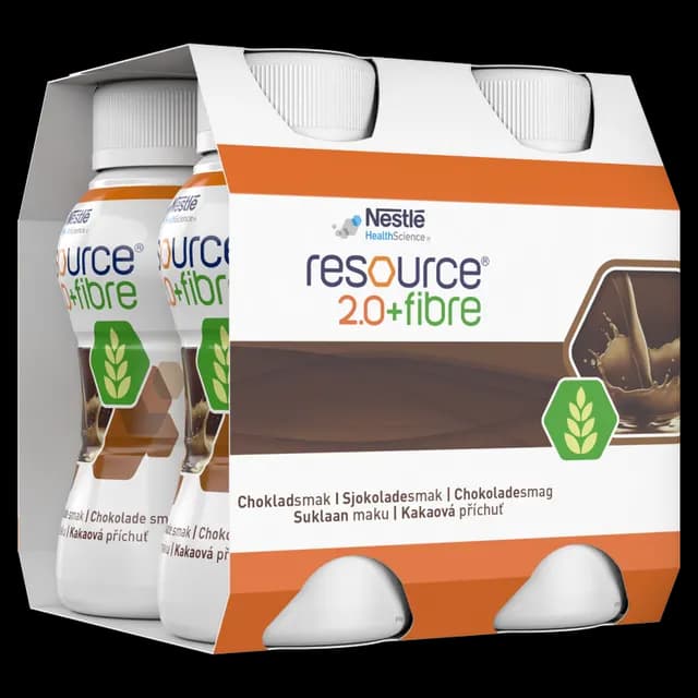Resource 2.0+FIBRE Choklad 4 x 200 ml