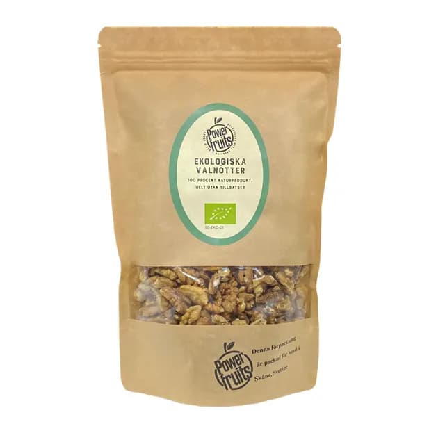 Powerfruits Valnötter EKO 500 g