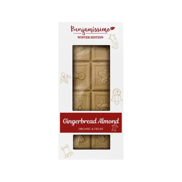 Benjamissimo Choklad Vit Pepparkaka & Mandel 60 g