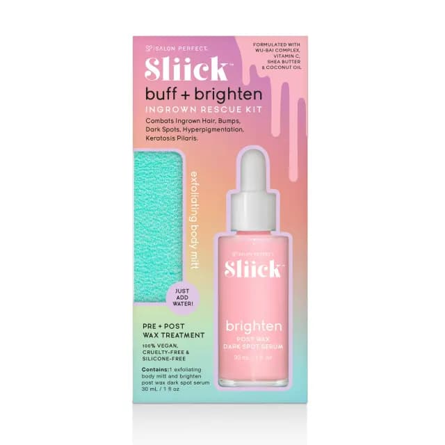 Sliick by Salon Perfect Buff+Brighten Ingrown Rescue Kit 30 ml