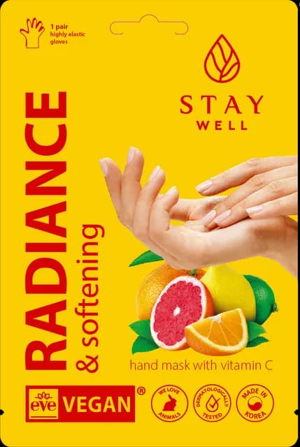 STAY Well Radiance & Softening Hand Mask C-vitamin Complex