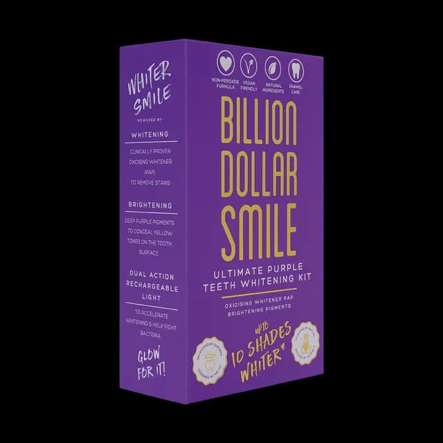 Billion Dollar Smile Ultimate Purple Teeth Whitening Kit Purple PAP 3x3 ml