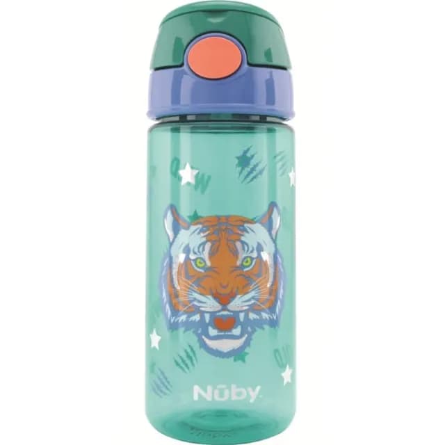 Nuby Sugrörsmugg Glitter Tiger 540 ml
