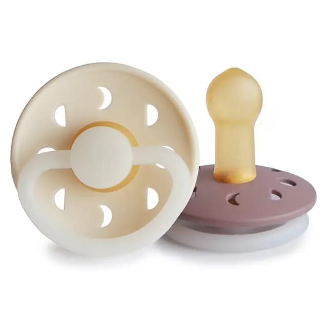 FRIGG Moon Phase Latex Strl 2 Cream Night/Twilight Mauve Night 2-pack