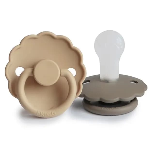 FRIGG Daisy Silikon Strl 1 Croissant/Portobello 2-pack