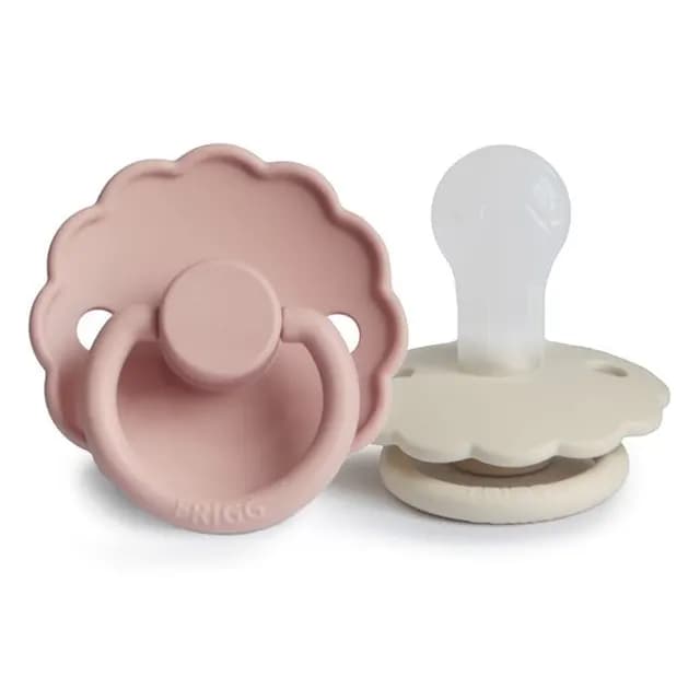 FRIGG Daisy Silikon Strl 1 Blush/Cream 2-pack