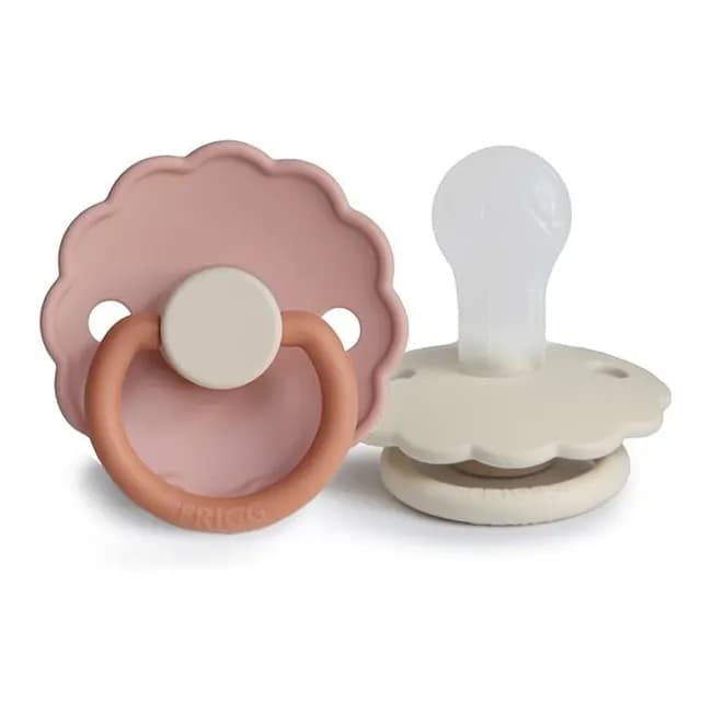 FRIGG Daisy Silikon Strl 1 Biscuit/Cream 2-pack
