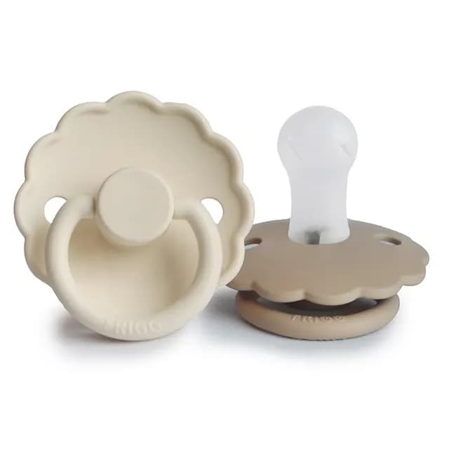 FRIGG Daisy Silikon Strl 1 Cream/Croissant 2-pack