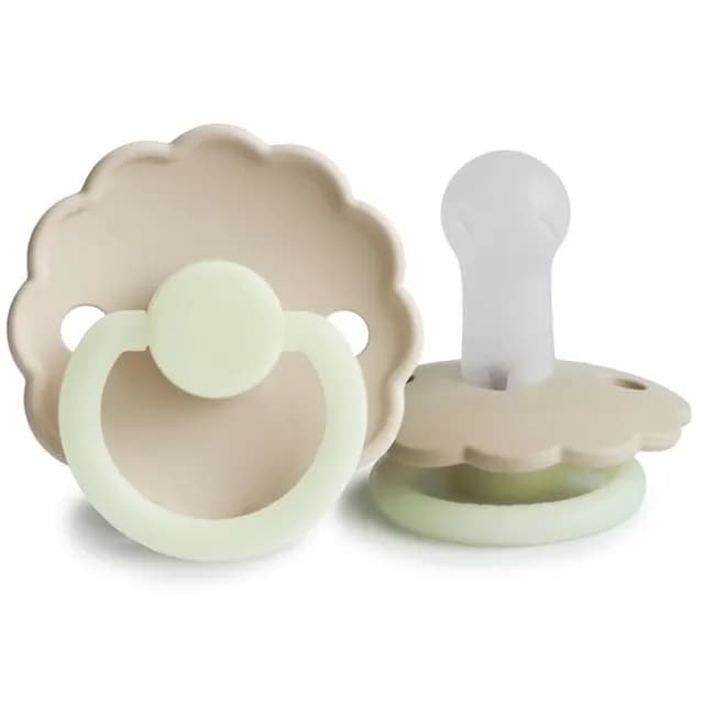 FRIGG Daisy Silikon Strl 2 Cream night/Croissant night 2-pack