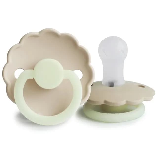 FRIGG Daisy Silikon Strl 1 Cream Night/Croissant night 2-pack
