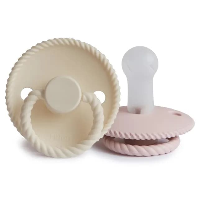FRIGG Rope Silikon Strl 2 Blush/Cream 2-pack