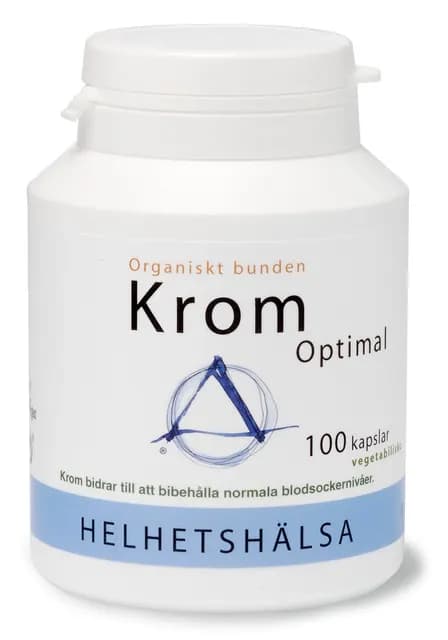 Helhetshälsa Krom Optimal 200 μg 100 kapslar