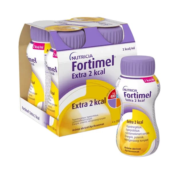 Fortimel Extra 2 kcal Aprikos 4 x 200 ml