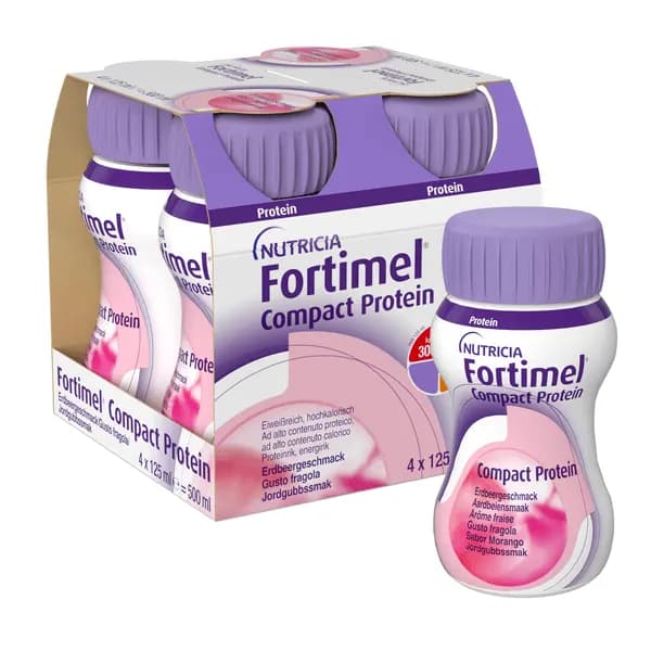 Fortimel Compact Protein Jordgubb 4 x 125 ml