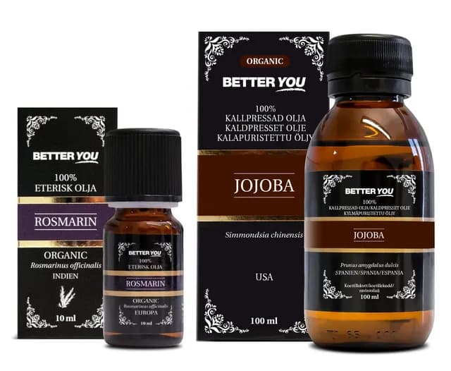 Better You Rosmarinolja Eterisk 10 ml & Jojobaolja Kallpressad 100 ml