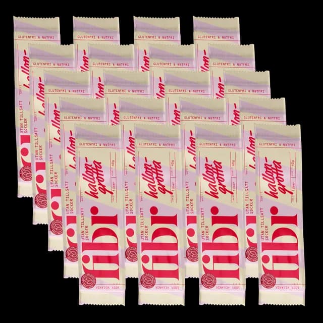 Fibr Hallongrotta 40 g 20-pack