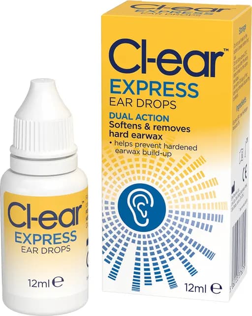 Cl-ear Express Örondroppar 12 ml