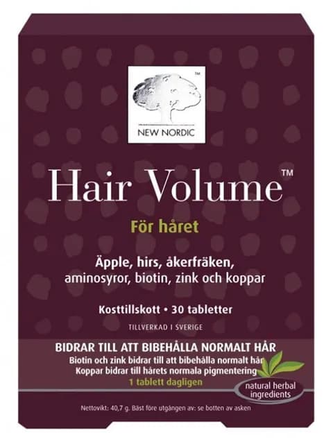 New Nordic Hair Volume 30 tabletter