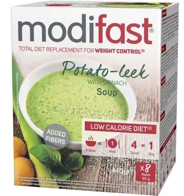 Modifast Low Calorie Diet Potato-Leek 8 x 55 g