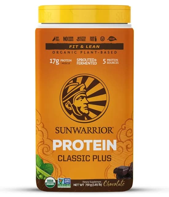 Sunwarrior Protein Classic Plus 750 g Choklad