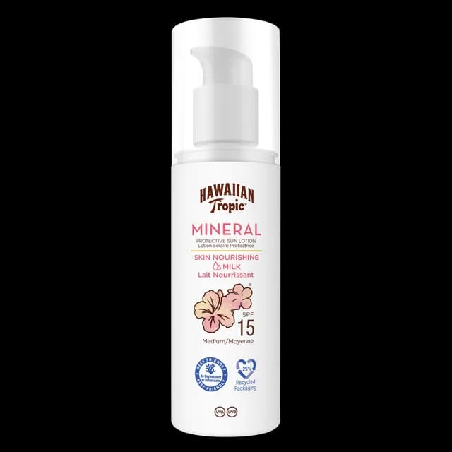 Hawaiian Tropic Mineral Sun Milk Lotion SPF15 100 ml