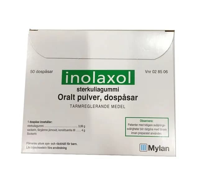 Inolaxol, oralt pulver i dospåse 50 st