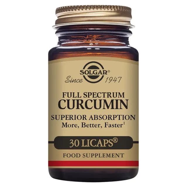 Solgar Full Spectrum Curcumin 30 softgels